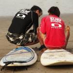 Bali - Ultima lezione di  surf in Kuta beach